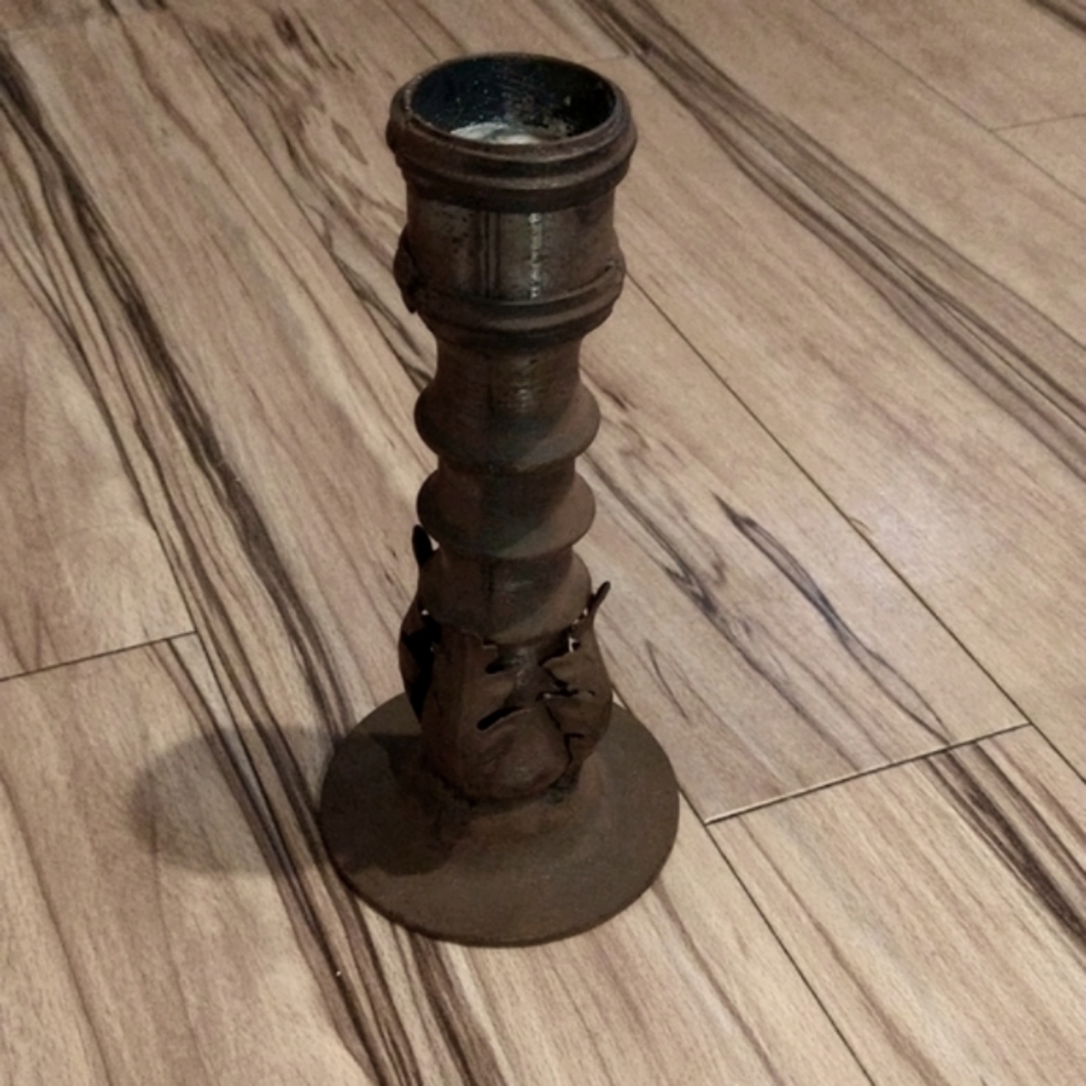 Hand Welded Candle Holder